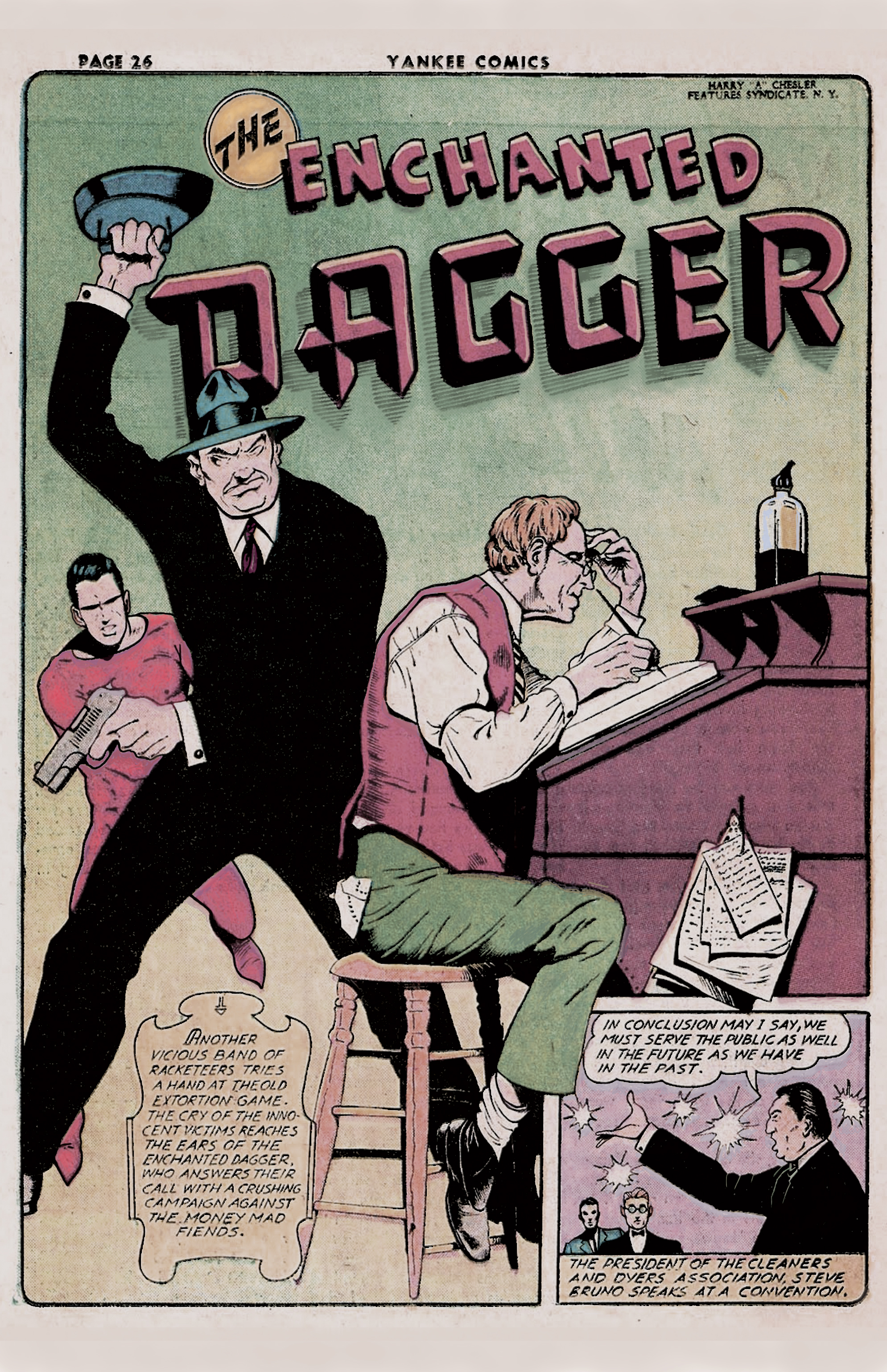 The Enchanted Dagger – Yankee Comics Classics – Page 1