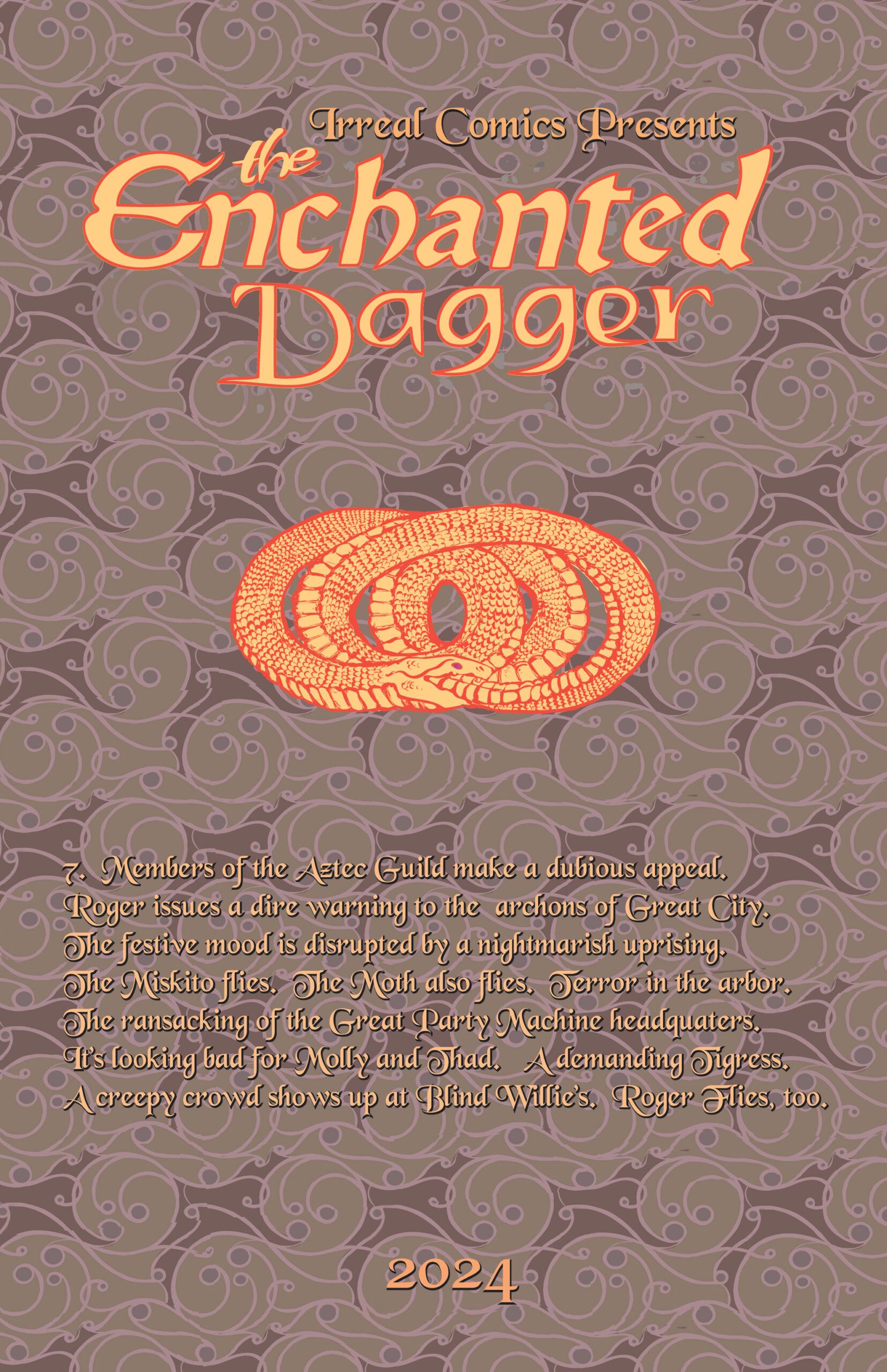 The Enchanted Dagger #7 – Inside Front Cover